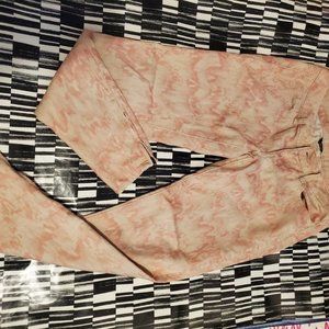 American Eagle Girls Skinny Jeans Pink/White